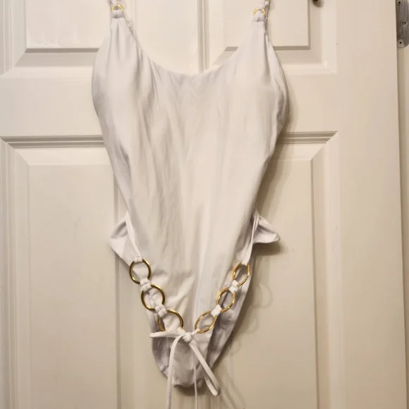 PQ SWIM Water Lily Link Belted One Piece - Picture 4 of 14